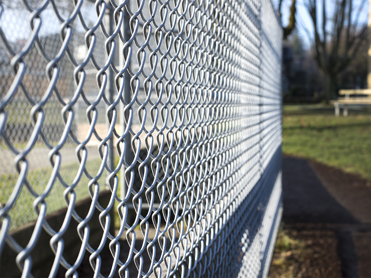 Photo of a New Hampshire commercial fence