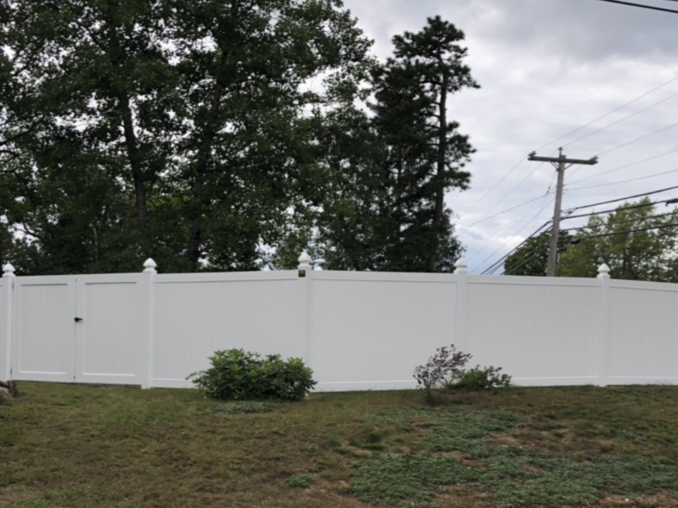 Hooksett New Hampshire Fence Project Photo